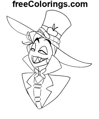 Lucifer Smile Hazbin Hotel Lucifer Dibujos Para Colorear Imprimibles