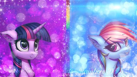 Mlpfim Princess Twilight Sparkle And 🌈 Rainbow Dash 🌈 Tribute