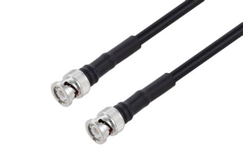 Bnc Male To Bnc Male Low Loss Cable 36 Inch Length Using Tcom 240 Coax With Times Microwave