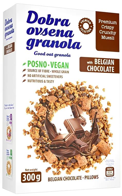 Dobra Ovsena Granola Belgijska Okolada G Cenoteka