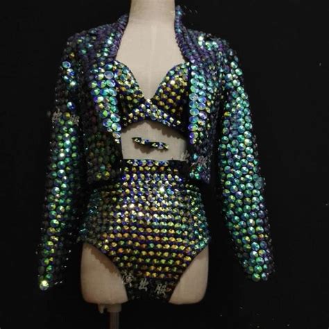 Sexy Mulher Discoteca Palco Traje Feminino Lingerie Ver O Dj Cantor Sexy Terno Suti Shorts