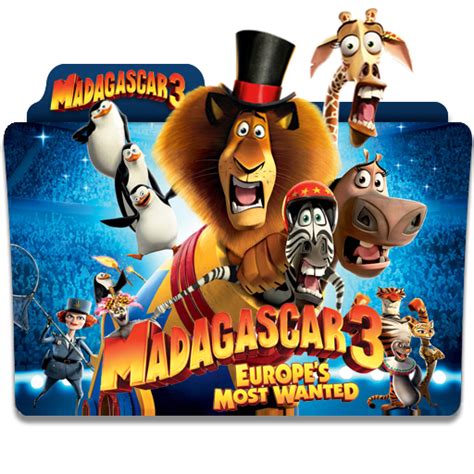 Madagascar 3 2012 Movie Folder Icon By Alfian963 On Deviantart