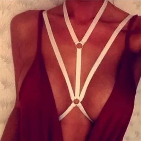Jual Kalung Rantai Kalung Pesta Bralette Sexy Bikini Strap Harness Shopee Indonesia