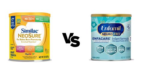 Similac Neosure Vs Enfamil Enfacare Which Baby Formula Is Better