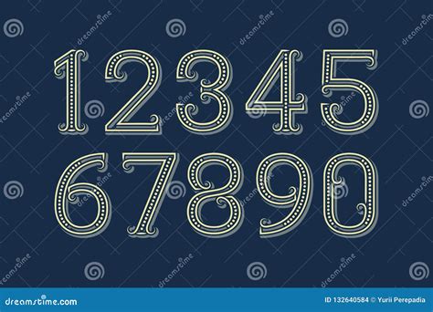 Fancy Numbers Svg