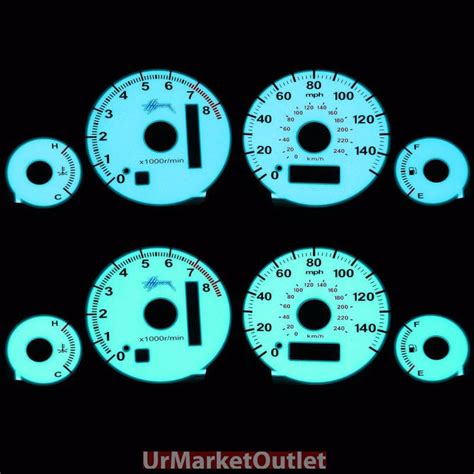 Purchase Indiglo Glow Gauge Dash Blue Green Face EL Cover For Honad 01