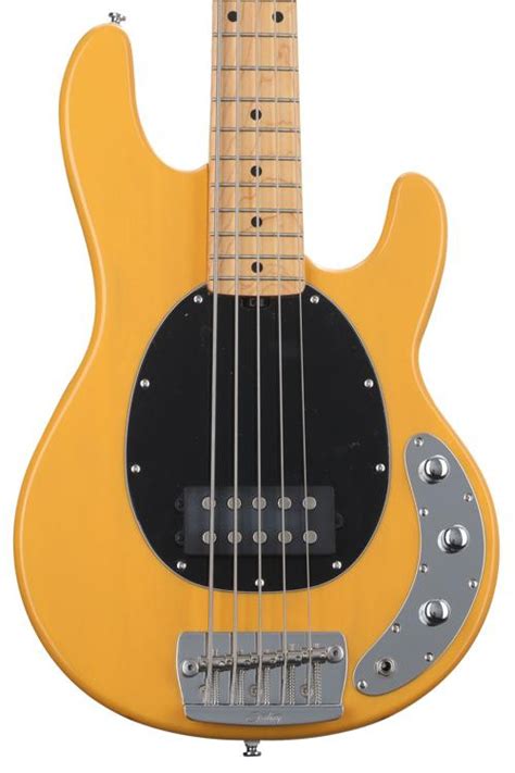 Sterling By Music Man Stingray Classic 5 String Bass Guitar Butterscotch Sweetwater