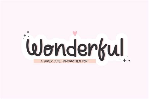 Wonderful Font By Myfontsshop · Creative Fabrica