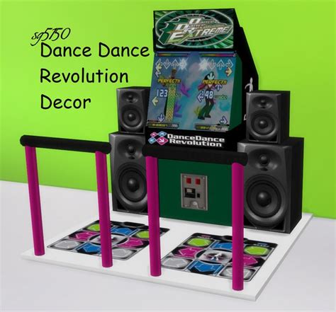 Sg5150 Dance Dance Revolution Decor In 2020 Sims 4 Blog Sims 4 Cc