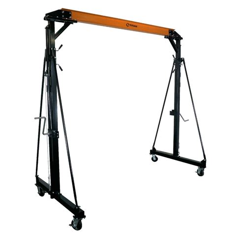 Buy Titan Attachments 1 Ton Telescoping Gantry Crane Portable Shop