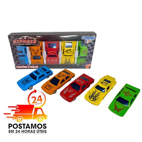 Carrinhos Tipo Hot Wheels Kit Cartela Conjunto 5 Miniaturas Shopee Brasil