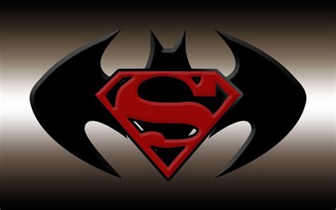 Superman And Batman Logo Wallpapers Wallpaper Cave