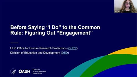 OHRP Research Ethics video series