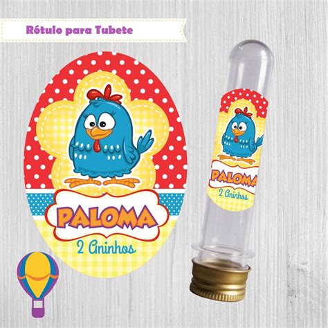 Adesivos Para Tubete Personalizados A Galinha Pintadinha