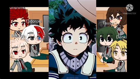 MHA Reacts To New Student New Student Deku AU Deku Bowl YouTube