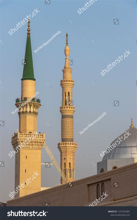 Minarets Masjid Nabawi Prophet Mosque Ottoman Stock Photo 1247353381 | Shutterstock