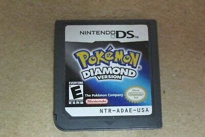 Pokemon Diamond Version Game Nintendo Ds Cartridge Only