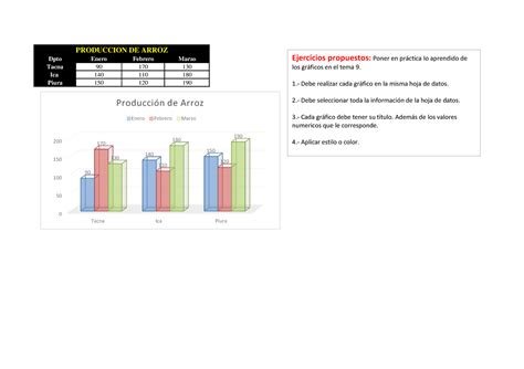 Ejercicios De Gr Ficos Para Reforzar Dpto Enero Febrero Marzo