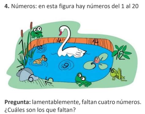 En esta figura hay números del 1 al 20 Lamentablemente faltan cuatro