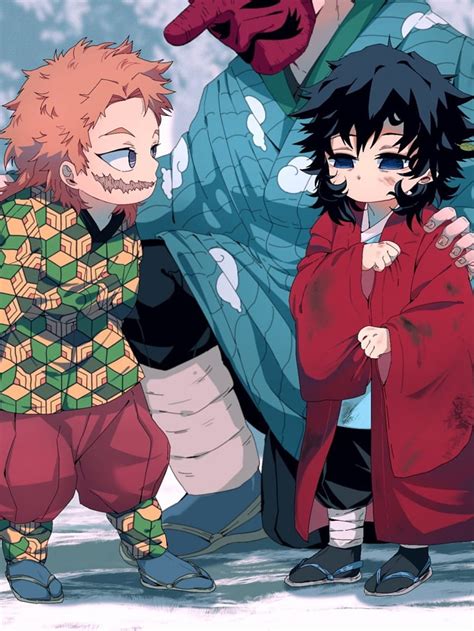 Wallpaper Sabito Urokodaki Sakonji Tomioka Giyuu Kimetsu No Yaiba