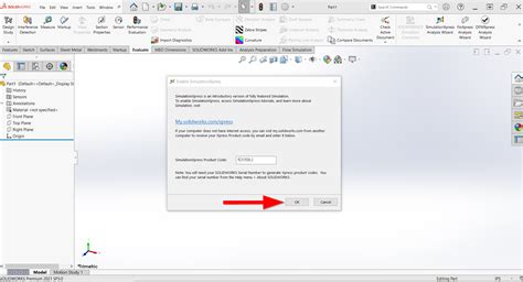 Activating SimulationXpress In SOLIDWORKS