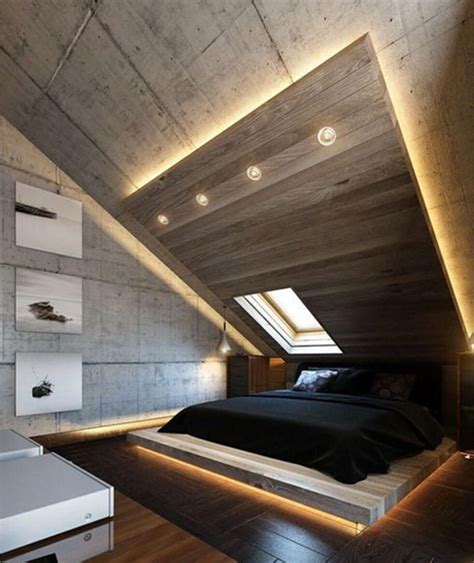 20+ Attic Bedroom Lighting Ideas