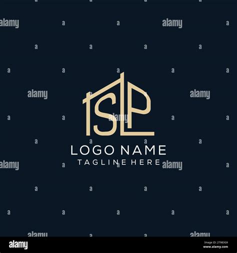 Initial Sp Logo Clean And Modern Architectural And Construction Logo