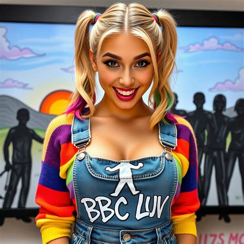 Vibrant Beauty Close Up Of Blonde Pigtails