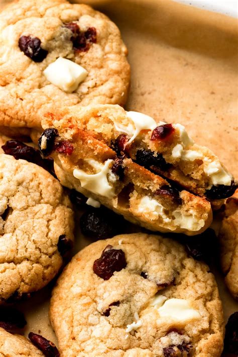 White Chocolate Cranberry Cookies Baran Bakery