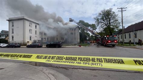 Winnipeg Fire 20 Residents Displaced Building Total Loss Citynews