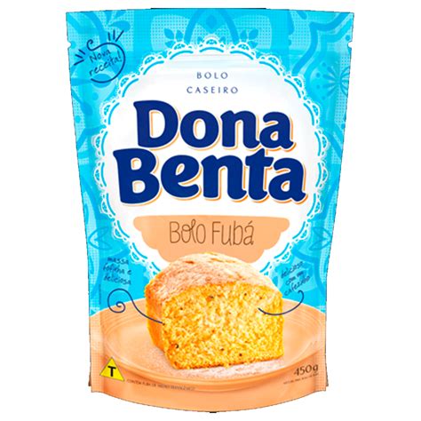 Mistura Para Bolo De Fubá DONA BENTA 450G Mercearia Cereais