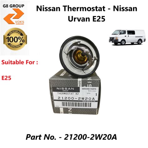 Nissan Thermostat 82c Nissan Urvan E25 21200 2w20a Shopee Malaysia