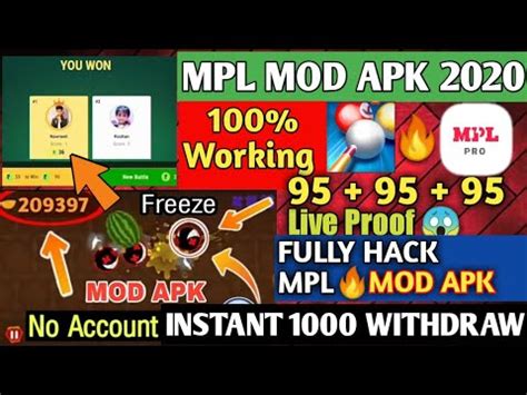 MPL PRO LATEST AUTOWIN MOD APK IN FREE WIN EVERY MATCH IN MPL