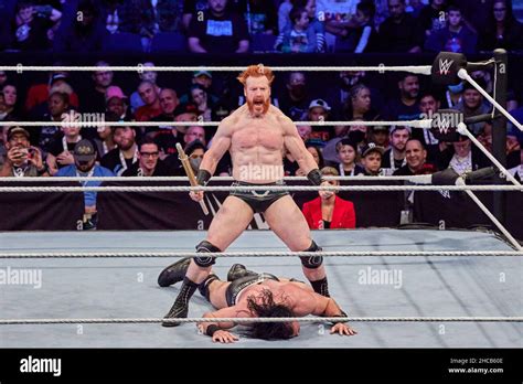 Tampa Florida USA 26th Dec 2021 Drew Mcintyre Vs Sheamus During