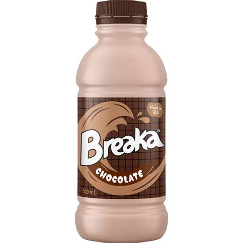 Breaka Chocolate Milk 500ml Woolworths