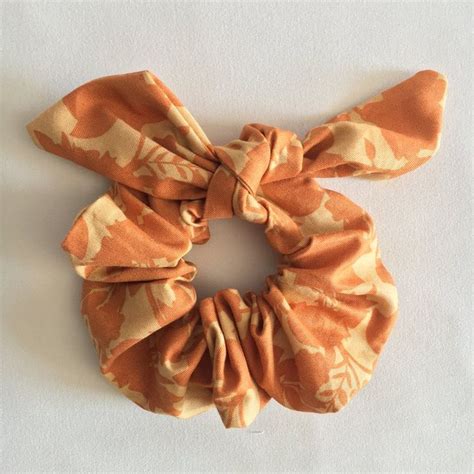 Fall Autumn Scrunchie Collection Scrunchie With Bow Fall Etsy