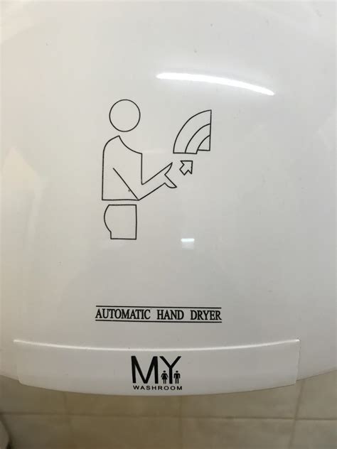 This hand dryer's instructions : r/CrappyDesign