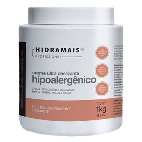 Creme Para Massagem Hipoalergênico Hidramais 1kgredebella Redebella