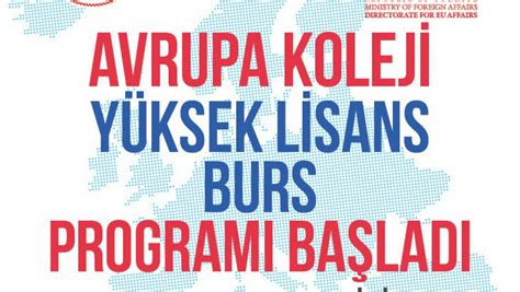 Akademik Y L Avrupa Koleji Y Ksek Lisans Burs Program Duyurusu