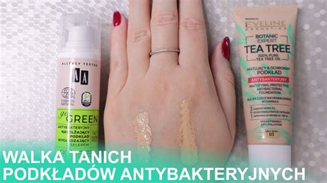 WALKA TANICH PODKŁADÓW ANTYBAKTERYJNYCH: AA GO GREEN 🥬 EVELINE TEA TREE ...