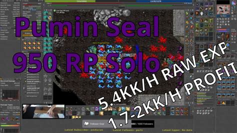 Pumin Seal Solo 5 4KK H RAW EXP 1 7KK H PROFIT RP 950 Solo Hunt