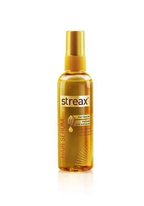 Buy Streax Hair Serum Vitalized With Walnut Oil For Hair Smoothening