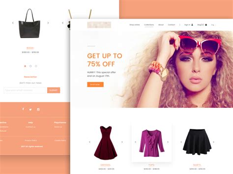 E-commerce Landing Page by Erfan Rohmat Arif on Dribbble