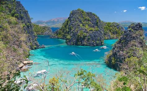 Nature Landscape Island Tropical Rock Boat Sea Foliage Beach