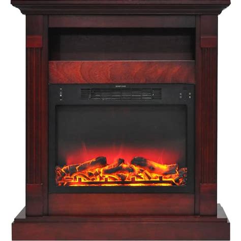 Cambridge Sienna 34 In Freestanding Electric Fireplace With Storage