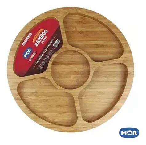 Gamela Petisqueira Churrasco Mor 5 Divisórias Bamboo Grande