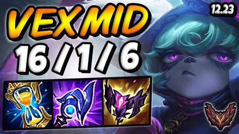 Vex Mid Vs Qiyana Korea Grandmaster Patch Season Youtube