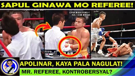 Naku Mga Pinoy Sapul Ang Ginawa Ng Referee Na Hapon Sa Ginawang