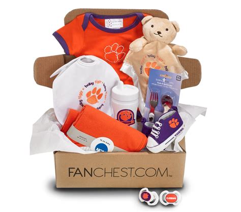 Clemson Baby Fanchest Clemson Baby Clemson Baby Shower Baby T Box