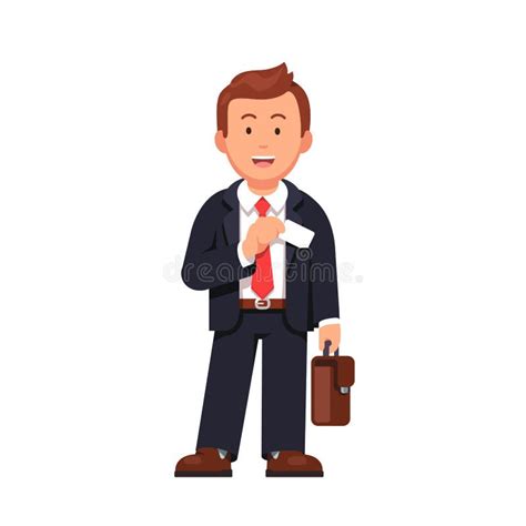 Guy With Briefcase Clipart